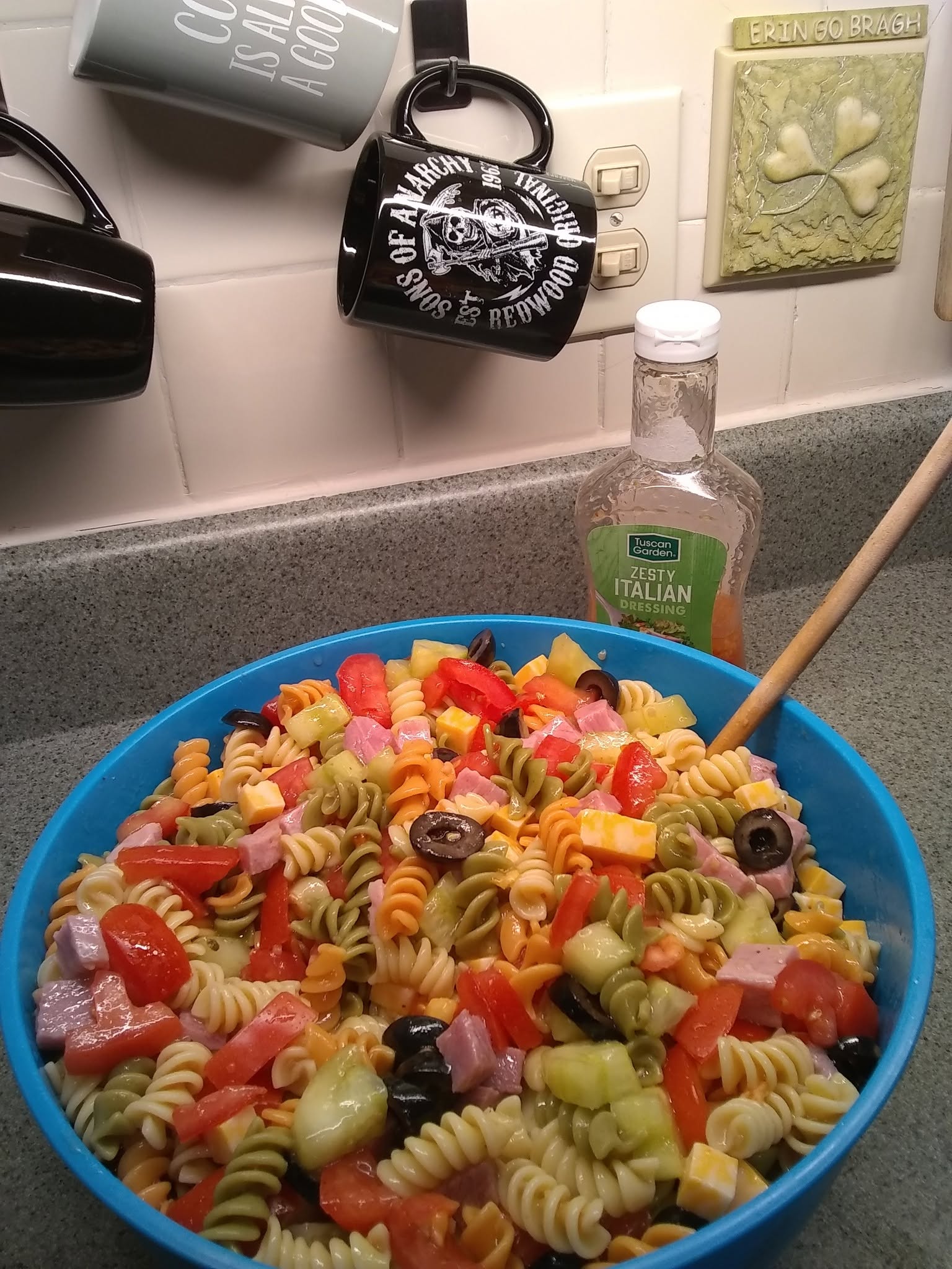 Tri-Color Italian Pasta Salad