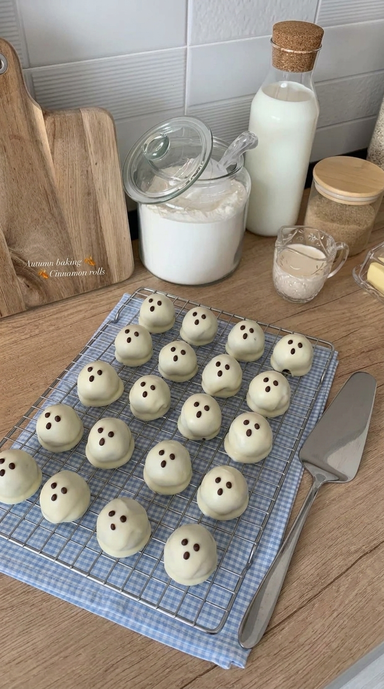 Ghost Oreo Balls (Easy 3-Ingredient Halloween Treat)